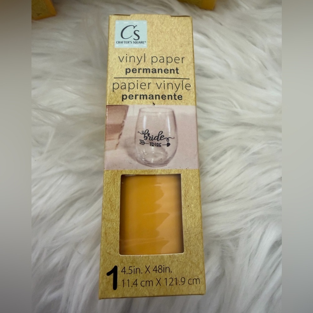 Yellow Vinyl Paper